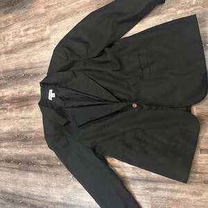 Adrian Jordan Black Blazer with gold buttons, size 20